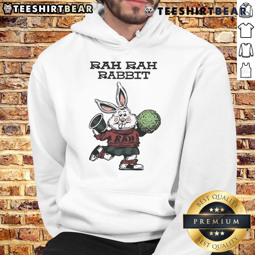Cute Rah Rah Rabbit Funny Hoodie Cute Rah Rah Rabbit in a funny hoodie, perfect for cozy days and playful outfits for kids and adults alike.