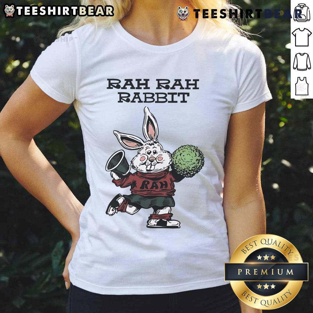Cute Rah Rah Rabbit Funny Ladies Tee Cute Rah Rah Rabbit funny ladies tee featuring a whimsical rabbit design, perfect for casual and playful outfits.