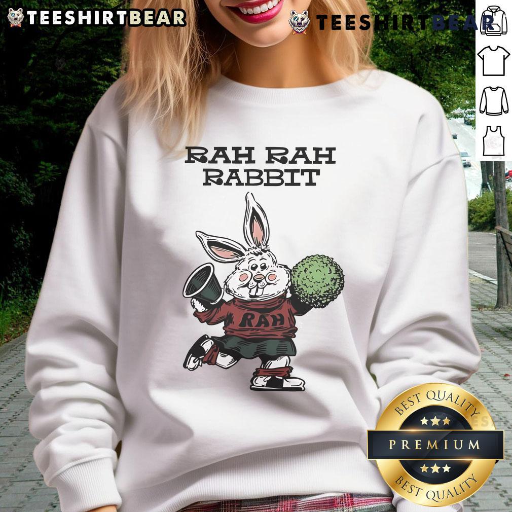 Cute Rah Rah Rabbit Funny Sweatshirt Cute Rah Rah Rabbit funny sweatshirt featuring a playful rabbit design, perfect for cozy and stylish outfits.