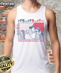 Cute Rappa Dog the Hip Hop Hero 1996 tank top featuring a playful dog in vibrant hip-hop attire, perfect for casual wear.