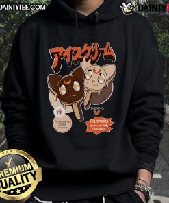 Cute Sailor Moon ice cream hoodie featuring vibrant colors and playful design, perfect for anime fans.