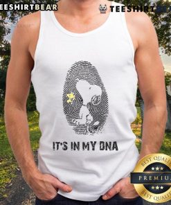 Cute Snoopy It's In My DNA tank top featuring playful design and vibrant colors, perfect for casual wear.
