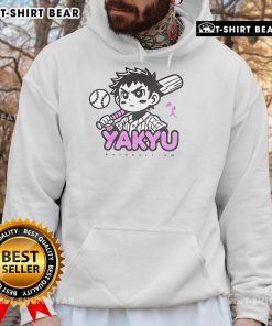 Cute Yakyu anime baseballism hoodie featuring vibrant colors and playful design, perfect for anime and baseball fans.