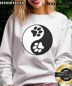 Alt Text: Adorable Cute Yin Yang Pows Sweatshirt featuring a playful design in vibrant colors, perfect for casual wear.