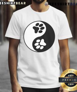 Cute Yin Yang Pows T-Shirt featuring a playful design with yin yang symbols and vibrant colors for a fun style.