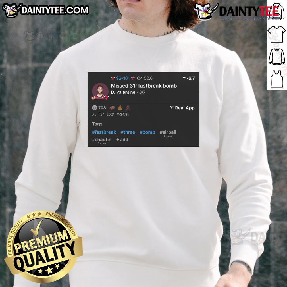 Funny Airball 31' Fastbreak Bomb Sweatshirt