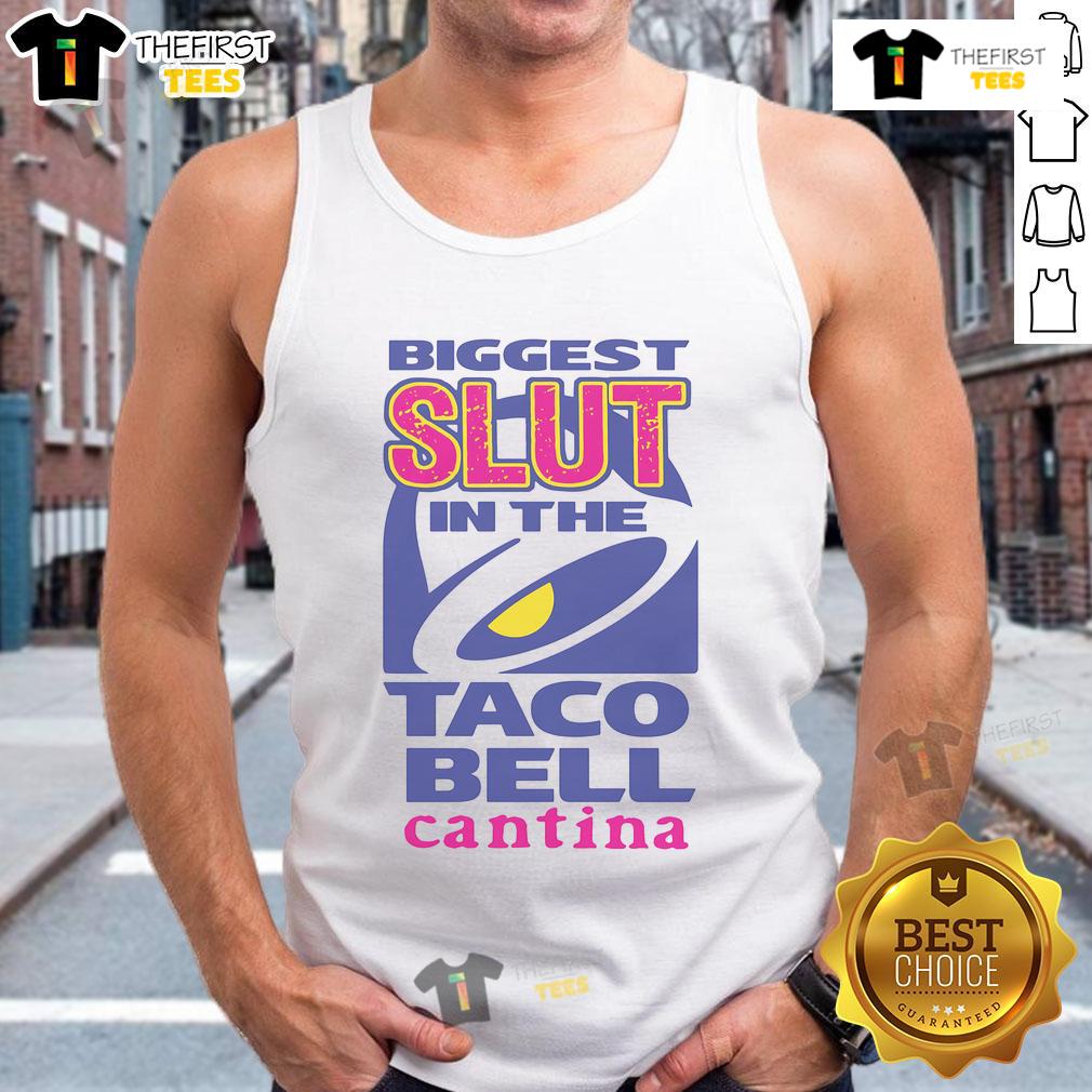 Funny Biggest Slut In The Cantina Tank Top Funny Biggest Slut In The Cantina Tank Top featuring a humorous graphic design, perfect for casual wear and party vibes.