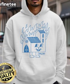 Funny Burning Church Hoodie featuring a humorous design with flames and playful text, perfect for unique fashion statements.