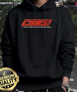 Funny cars hoodie featuring a humorous graphic about saving cans from the bus. Perfect for car lovers and humor fans.
