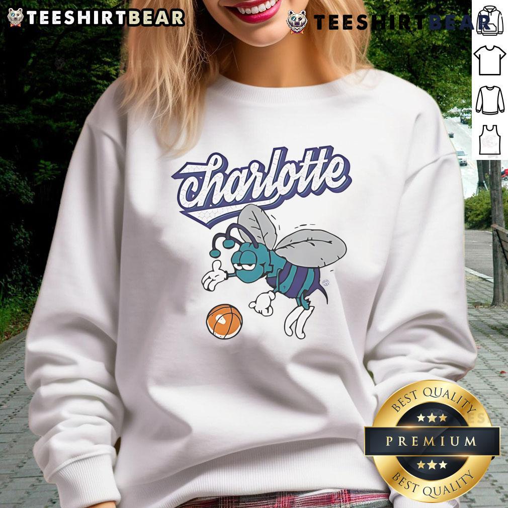Funny Charlotte Hornets Basketball Logo Sweatshirt Funny Charlotte Hornets basketball logo sweatshirt featuring a playful design perfect for fans and casual wear.