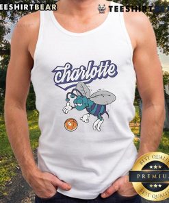 Funny Charlotte Hornets basketball logo tank top perfect for fans, featuring a vibrant design and comfortable fit.