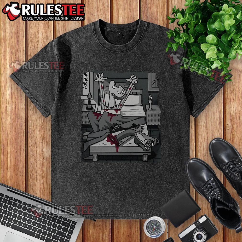 Funny Cubist Mafia Washed T Shirt Funny Cubist Mafia washed t-shirt featuring vibrant artwork and playful design, perfect for casual wear and art lovers.