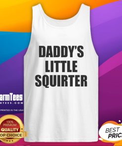 Funny Daddy's Little Squirter Tank Top featuring a playful design perfect for summer family outings and casual wear.