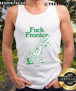 Funny Fck Frontex tank top design promoting solidarity with all migrants, showcasing bold graphics and vibrant colors.
