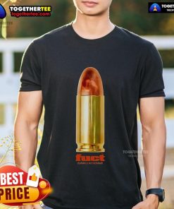 Funny Fuct Batteries Not Included T-Shirt design featuring humorous text on a casual shirt for a playful style.
