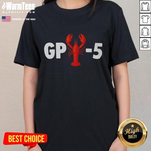 Funny GPT-5 Lobster Ladies Tee featuring a whimsical lobster graphic and playful text, perfect for casual wear.