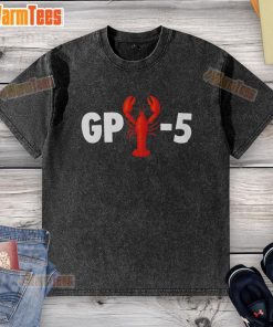 Funny GPT-5 lobster washed t-shirt featuring a quirky lobster graphic and playful text design, perfect for casual wear.