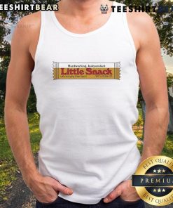 Funny hardworking independent little snack tank top design featuring playful graphics and vibrant colors, perfect for casual wear.