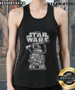 Alt Text: Funny I Watch Star Wars for the War Crimes tank top featuring a playful design and pop culture humor.