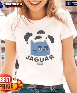 Funny Jaguar Sun Cat Ladies Tee featuring a playful jaguar design perfect for casual wear and animal lovers.