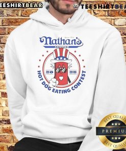 Funny Joey Chestnut Nathan Hot Dog Eating Contest 2025 hoodie design featuring vibrant graphics and playful text.