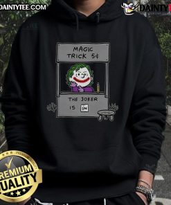 Funny Jokenuts Peanuts Joker 5 Cent Magic Trick featuring The Joker in a hoodie, delivering laughs and entertainment.