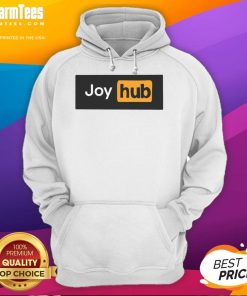 Funny Joy Hub Typo Hoodie featuring a humorous design with playful text, perfect for casual and cozy outfits.