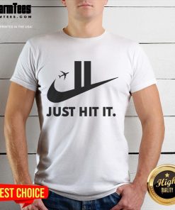 Funny Just Hit It 911 Logo Parody T-Shirt featuring a humorous design, perfect for casual wear and laughter.