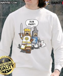 Funny Lego The Cowardly King Killer Rabbit Sweatshirt featuring a playful design of the iconic rabbit from Monty Python.