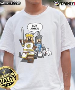 Funny Lego The Cowardly King Killer Rabbit T-Shirt featuring a whimsical rabbit design in vibrant colors.