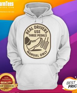 Funny Manual Only Car Enthusiast Art Hoodie featuring playful car graphics and a humorous design for automotive lovers.