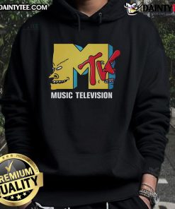 Colorful Funny MTV Music Television Hoodie with vibrant graphics, perfect for retro music fans and streetwear enthusiasts.