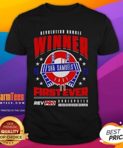 Funny Revolution Rumble Winner First Ever 2025 T-Shirt featuring a playful design celebrating the event's inaugural champion.