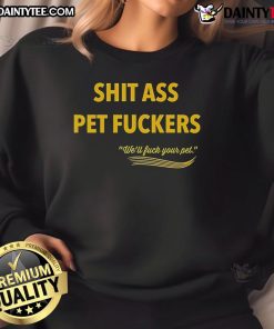 Funny sweatshirt featuring humorous pet-themed graphics for pet lovers. Perfect for casual wear and showcasing pet humor.