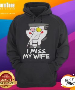 Funny Spamton Deltarune I Miss My Wife hoodie design featuring vibrant colors and playful graphics inspired by the game.