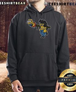 Alt Text: Funny Tactical Minions RPG Rocket Fly Hoodie featuring vibrant graphics and a playful design for fans.