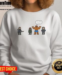 Funny Fantastic Four sweatshirt featuring a humorous design, perfect for fans of the iconic superhero team.