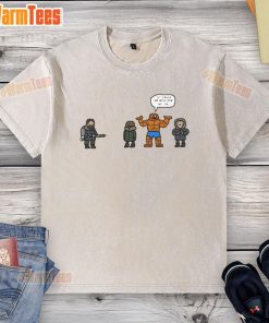 Funny 'The Thing It Could Be Any One Of Us' Fantastic Four washed t-shirt showcasing a vibrant comic design.