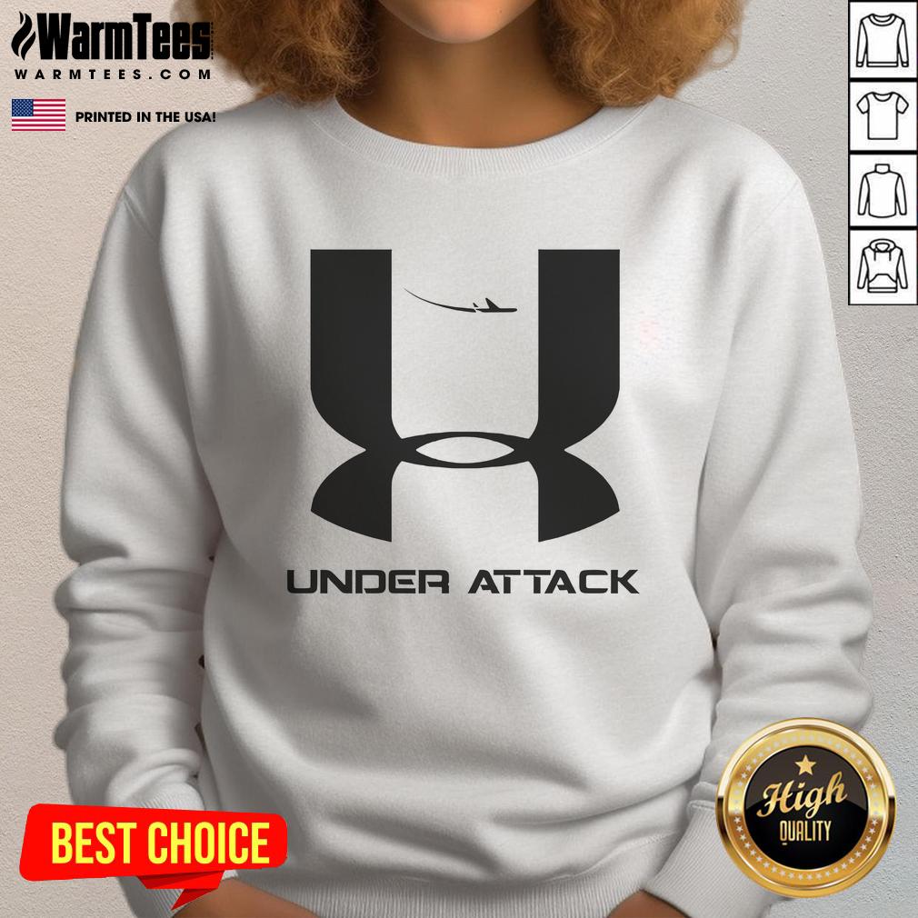 Funny Under Attack 911 Logo Parody Sweatshirt Funny Under Attack 911 logo parody sweatshirt featuring a humorous design for casual wear and unique gift ideas.