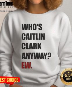 Funny sweatshirt featuring Caitlin Clark, celebrating WNBA basketball and the Indiana Fever.