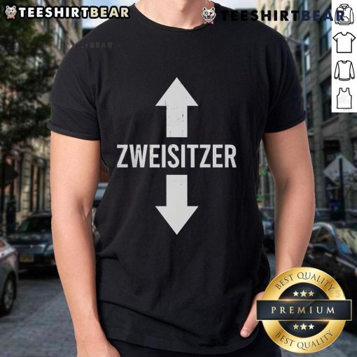 Funny Zweisitzer Sign T-Shirt featuring a humorous design perfect for casual wear and unique gift ideas.