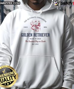 Cozy Golden Retriever Ultimate Companion Hoodie featuring a playful golden retriever design, perfect for dog lovers.
