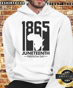 Alt Text: Vintage 1965 Juneteenth Freedom Day hoodie featuring bold graphics celebrating African American heritage.