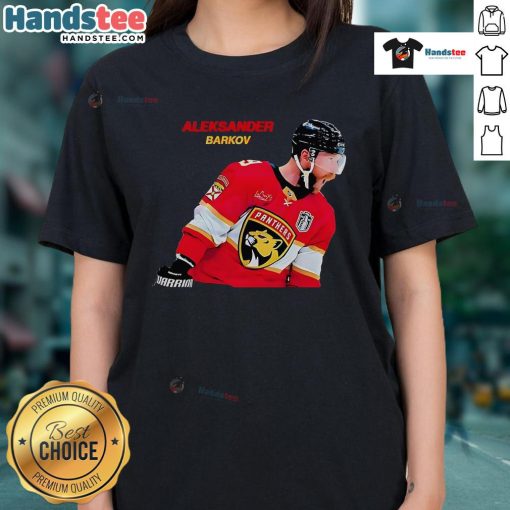 Good Aleksander Barkov Florida Panthers hockey ladies tee featuring team logo and stylish design for fans.