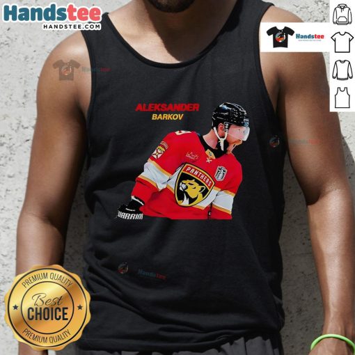 Good Aleksander Barkov Florida Panthers hockey tank top featuring team colors and player graphics for fans.