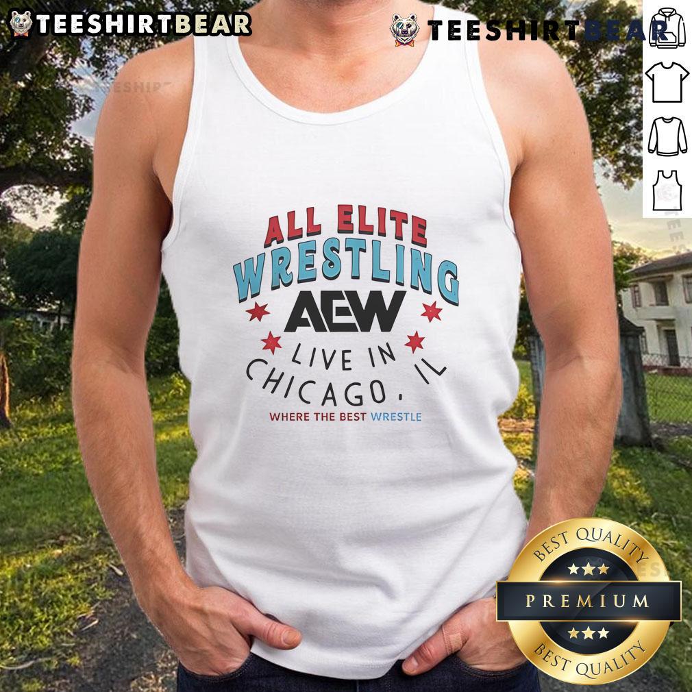 Good All Elite Wrestling Live In Chicago Show 2025 Tank Top Good All Elite Wrestling Live in Chicago Show 2025 tank top featuring vibrant graphics and event details for fans.