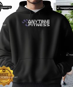 Good Anytime Fitness Hoodie in black, featuring the logo and a comfortable design perfect for workouts and casual wear.