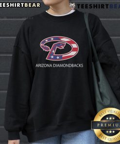Good Arizona Diamondbacks 4th of July sweatshirt featuring team colors and festive design for baseball fans.