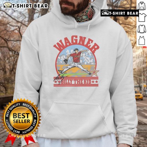 Good Astros Billy Wagner Signature hoodie featuring Billy the Kid design, perfect for MLB fans and collectors.
