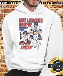 Good Big League Chew Bubble Gum hoodie featuring vibrant baseball graphics, perfect for fans of Big Chew and baseball.